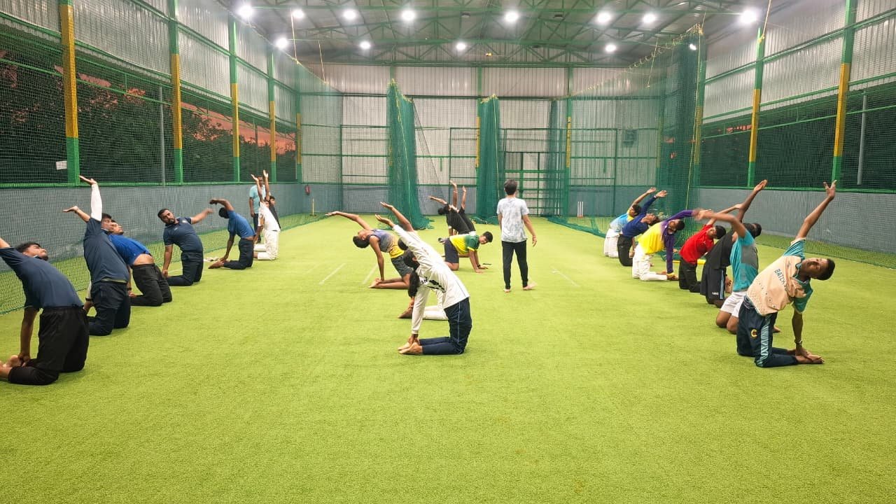 Training at VB PASE Cricket Academy